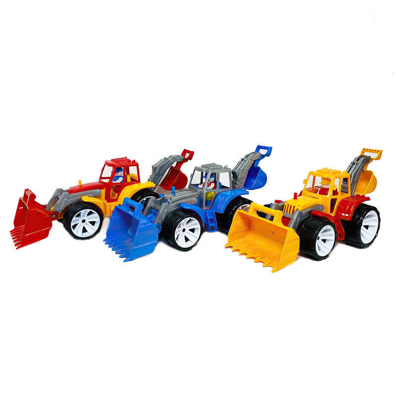 гр Трактор 2 ковша 007/8 кольоровий (8) "BAMSIC"