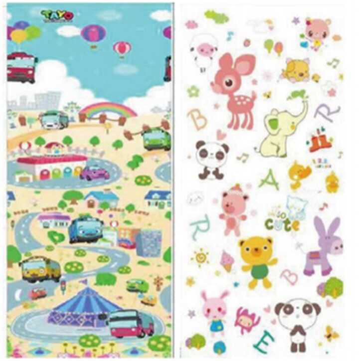 Килимок ігровий (ТЕРМО) 2-х сторонній EVA D-30122 (20) 180х200х0.8см, в сумці