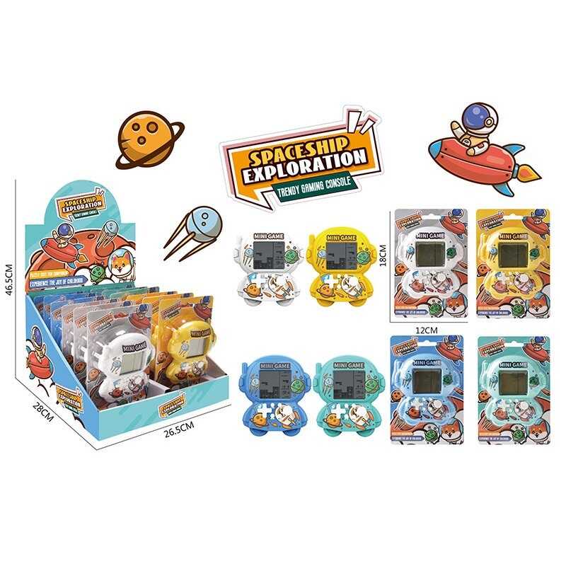 Тетрис LZ 8938 (12/2) ЦІНА ЗА 12 ШТУК В БЛОЦІ, на батарейках, звук, режими, в коробці