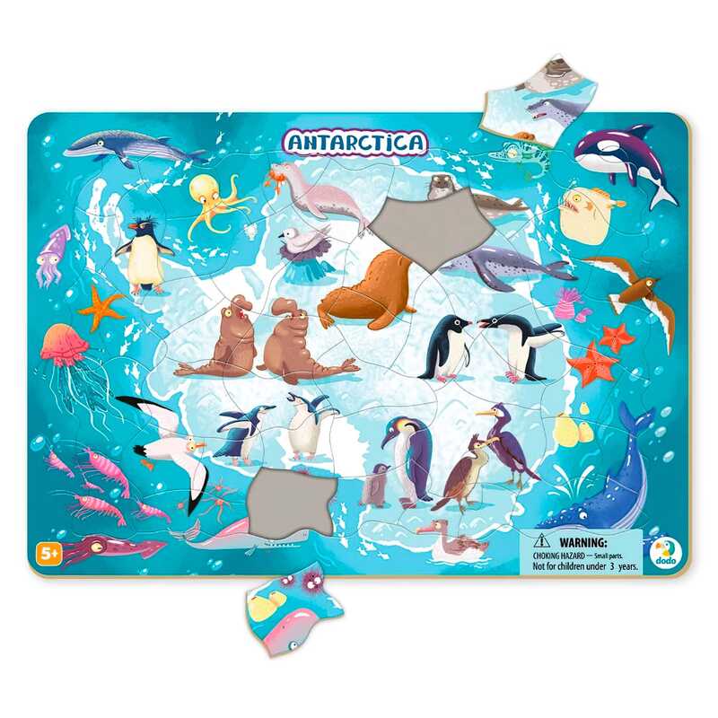 гр Пазли з рамкою "Антарктида" R 300176 (24) "Dodo", 53 елементи