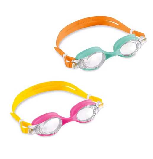 Intex Окуляри дитячі для плавання 55694 (12) розмір S (3+), обхват голови ≈ 48-52см, від 3 до 8 років