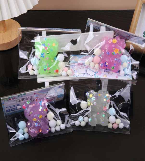 Гра антистрес C 71234 (24) ЦІНА ЗА 20 ШТУК В БЛОЦІ, герой, блискітки, м’які кульки, в коробці