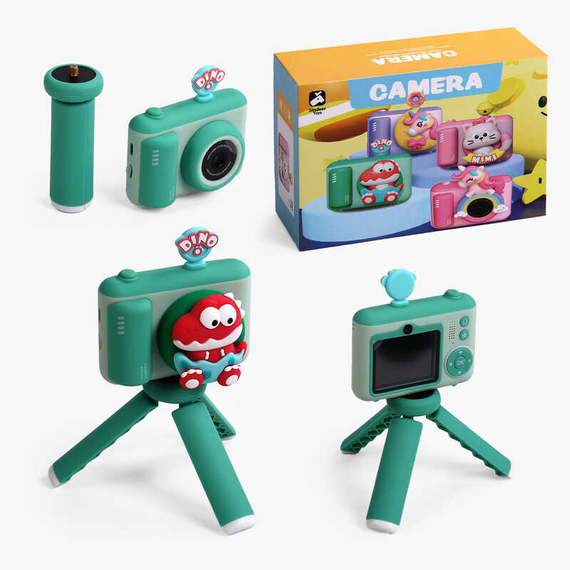 Фотоапарат C 66252 (60) штатив, інструкція, дріт для підзарядки, фронтальна камера, звук, фото, відео, 3 гри, роз’єм для SD карти, ремінець, в коробці