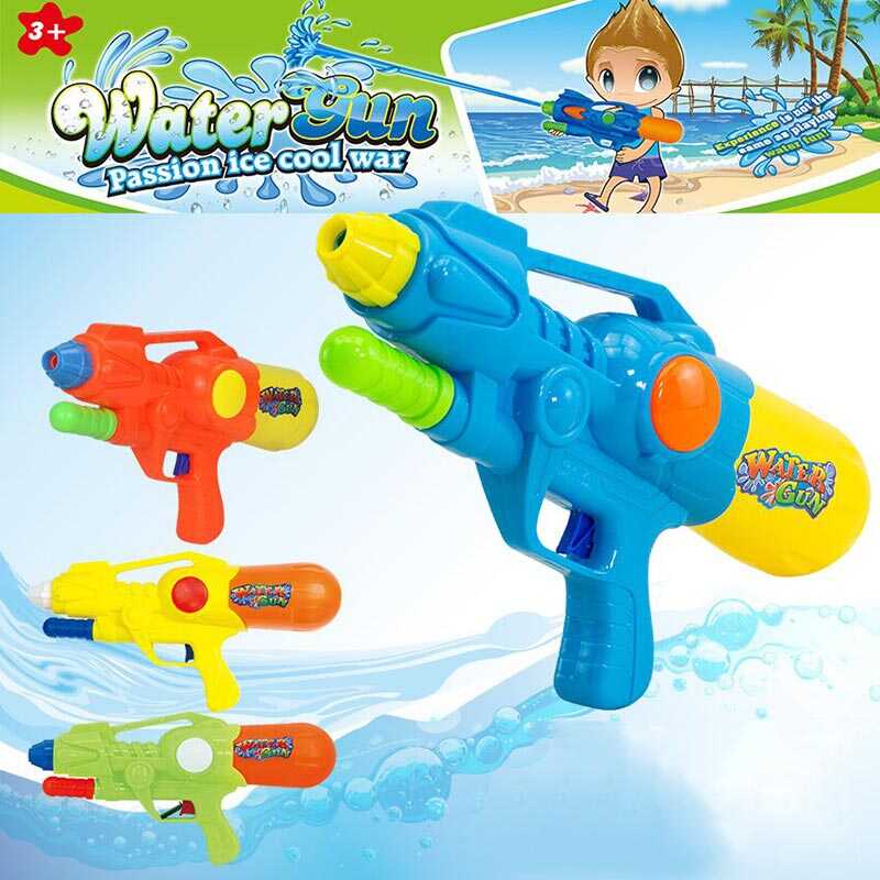 Водний пістолет G 15 (144/2) помповий механізм, знімний балон, довжина 33 см, в пакеті, ВИДАЄТЬСЯ МІКС ВИДІВ