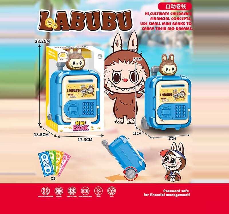 Сейф 71042 (48/2) герой, на батарейках, музика, підсвічування, автоматичний приймач грошей, іграшкові гроші, валіза, в коробці