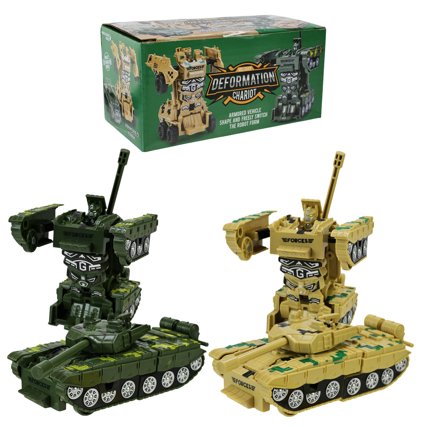 Трансформер - танк 778-2 , 2 кольори, коробка