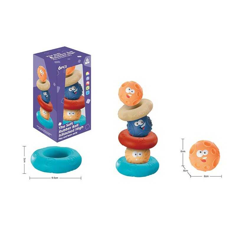 Набір сенсорних іграшок 1129 (72) 6 елементів, в коробці