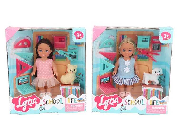 Лялька 4611 (168/2) 2 види, улюбленець, аксесуари, в коробці