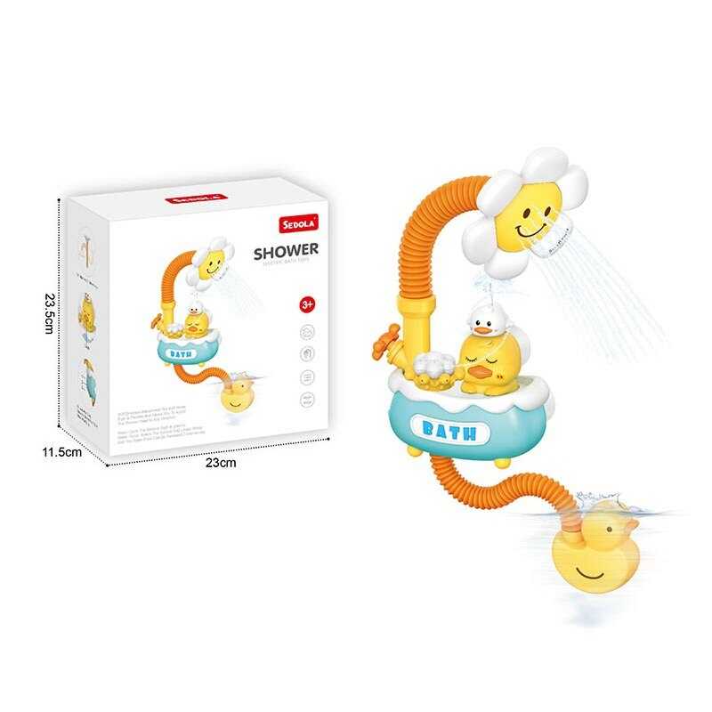 Гра для ванни 8366-58 A (36) на батарейках, 3 режими, автоматична подача води, в коробці