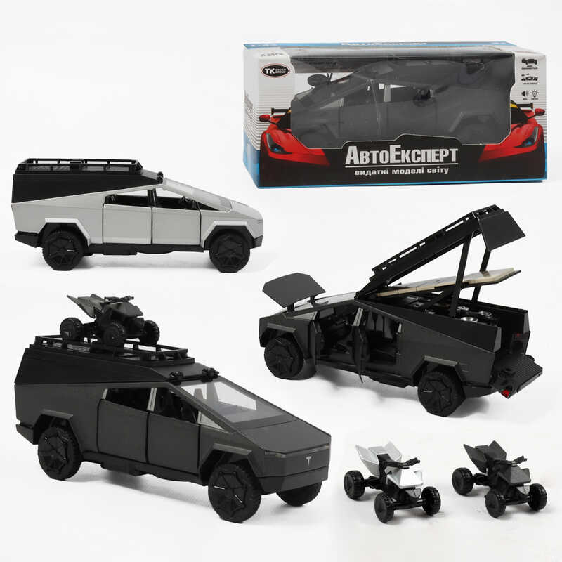 Машинка 60117 (48/2) "Авто Експерт", 2 види, металопластик, 1:32, звук, світло, інерція, відкриваються двері, в коробці