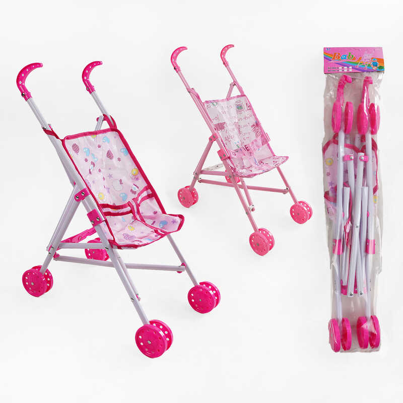 Візок для ляльок 3288 A (96/2) 2 види, висота 50 см, в пакеті
