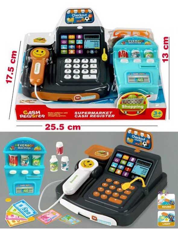 Касовий апарат 222-10 (72/2) на батарейках, звук, аксесуари, у слюді