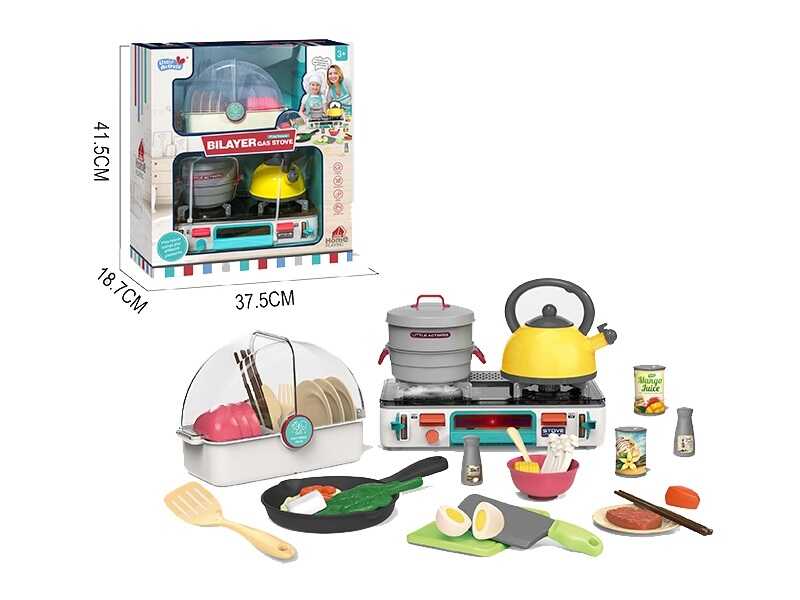 Плита YY 6025 (6) посуд, продукти, підсвічування, звук, парогенератор, в коробці