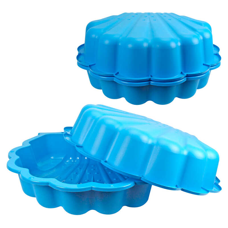 гр Пісочниця "Блакитна мушля" з 2-х частин 7522 (1) "Technok Toys", розмір 87*77,7*18 см