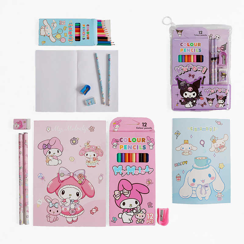 Набір для малювання C 71874 (240) 2 види, герой, олівці, гумка, стругачка, альбом, в пакеті