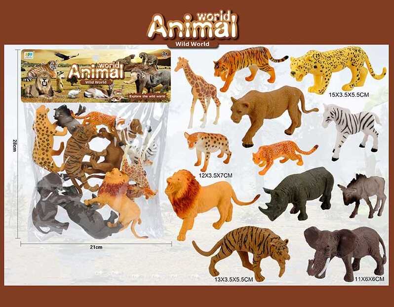 Набір тварин 559-299 A (144/2) 12 тварин, у пакеті