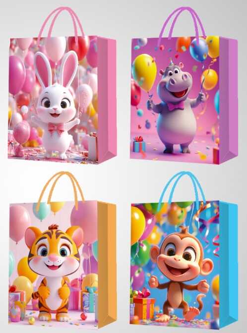 Пакет подарунковий C 75675 (480) ВИДАЄТЬСЯ ТІЛЬКИ МІКС ВИДІВ