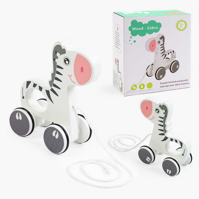 Каталка C 65000 (45) мотузочка, дерев’яна, у коробці