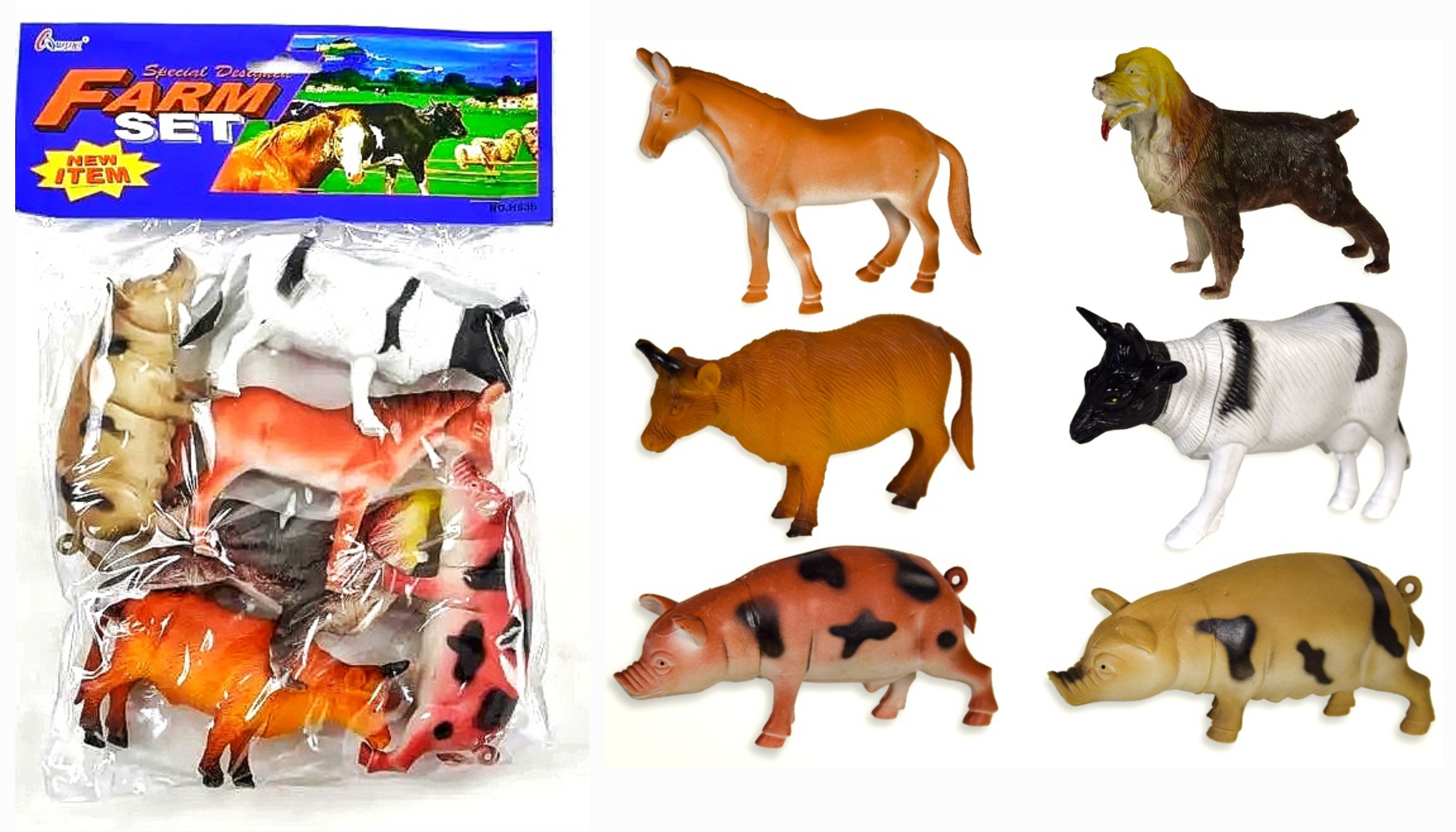 Тварини H636 , домашні , 6 шт , у пакеті