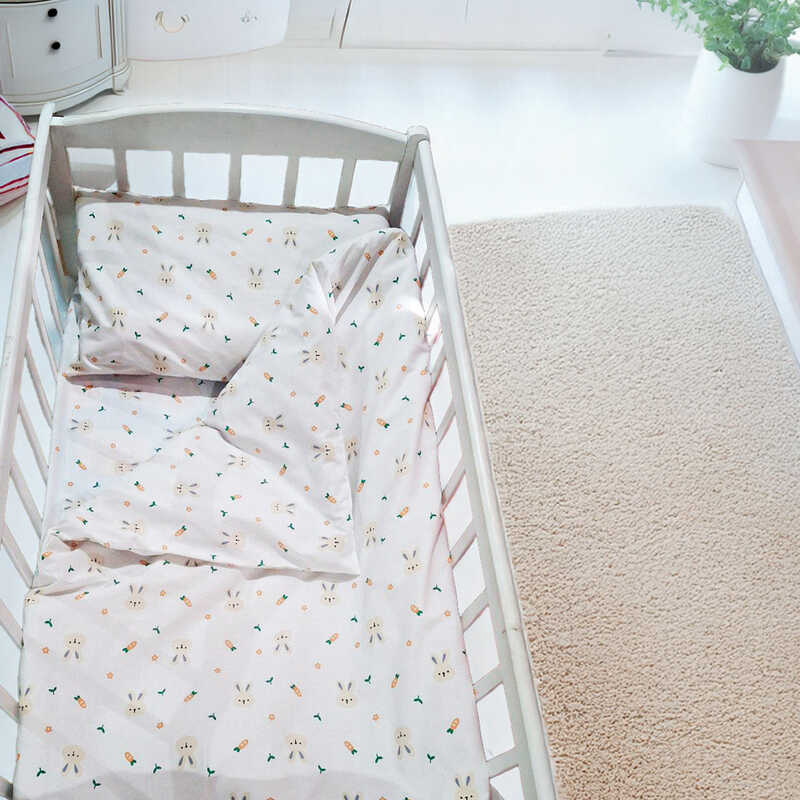 гр Змінний комплект постільної білизни "Зайченя" 58248 (1) тканина БЯЗЬ GOLD LUX, розмір 120*60 см "Bimbo"