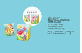 Intex Нарукавники 58652 EU "Рибки" (36) від 3 до 6 років, розміром 23х15см