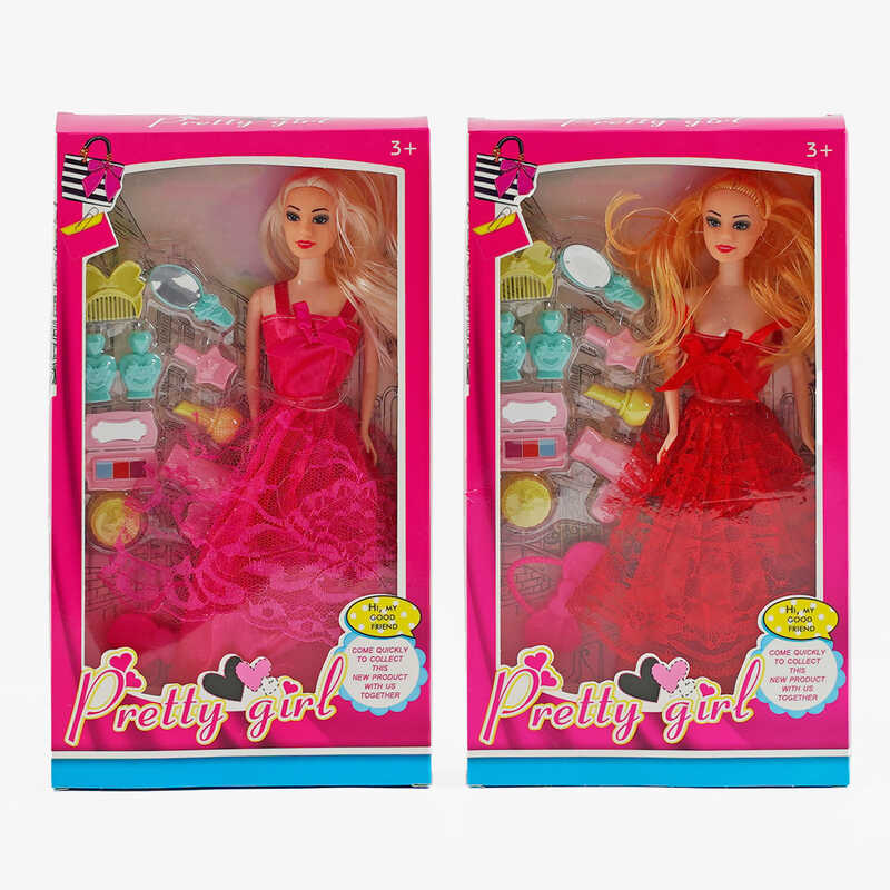 Лялька DYBB 18 (120/2) 2 види, аксесуари, гребінець, в коробці