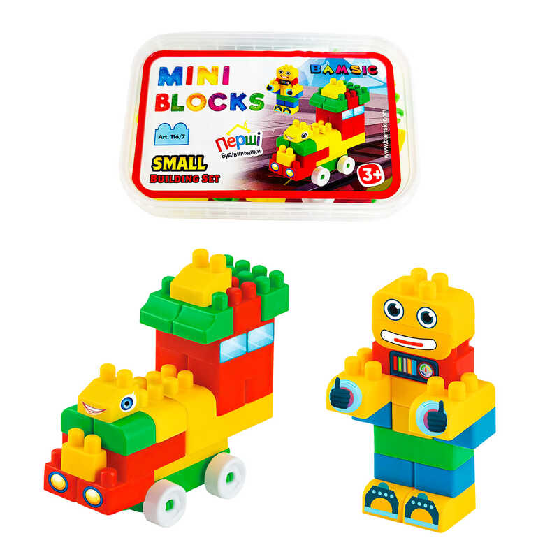 гр Конструктор "Mini Blocks №7" 50 деталей в коробочці 116/7 (28) "Bamsic"