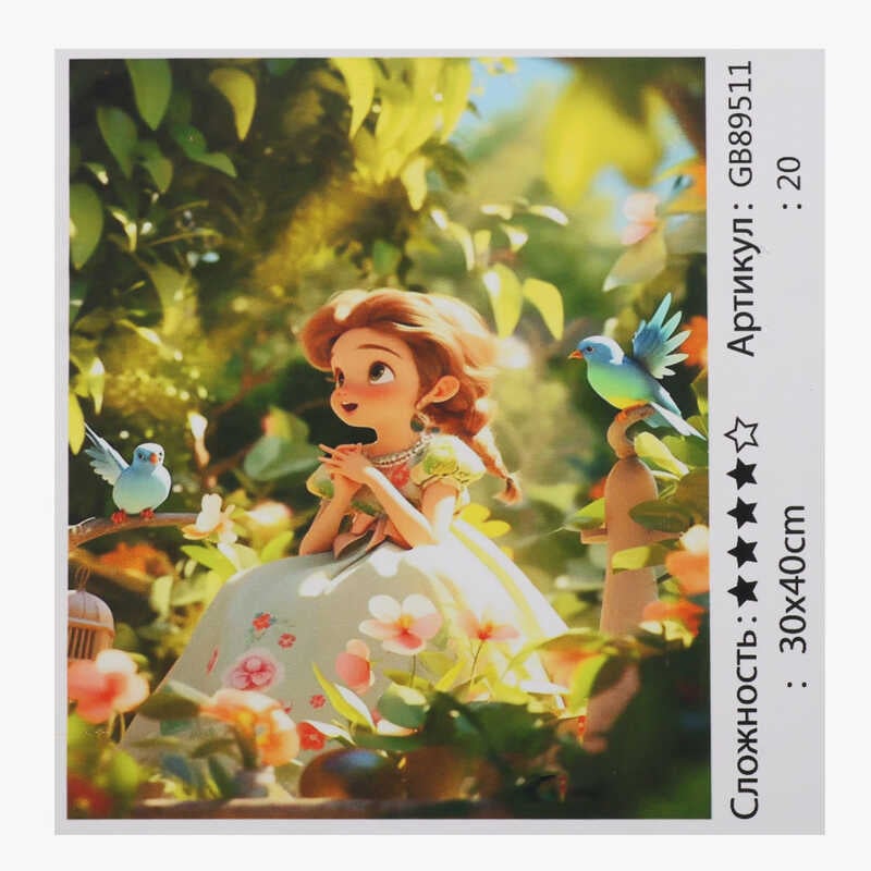 Алмазна мозаїка 89511 (30) "TK Group", 30х40 см, в коробці