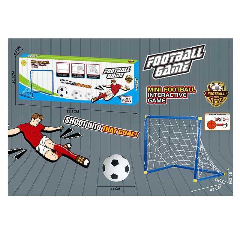 Футбол FX 660-4 (36) ворота, м'яч, насос, в коробці