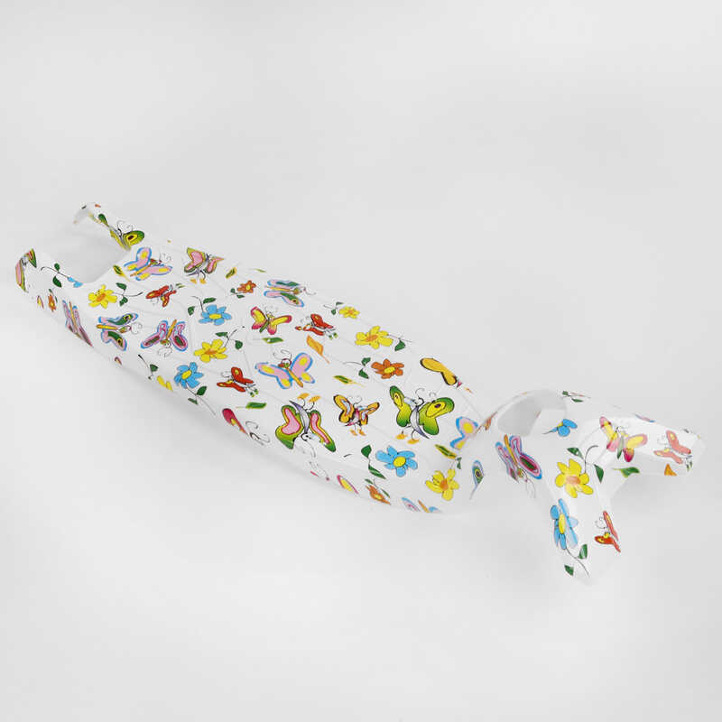 Пластикова платформа для самокату MAXI PR - 15474/113 (100) "Best Scooter", аквапринт, довжина 45.5см, ширина 13.5 см