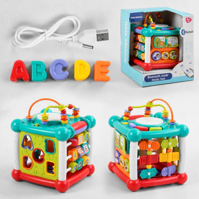 Музичний куб 9933 (12) звукові та світлові ефекти, англійське озвучення, в коробці