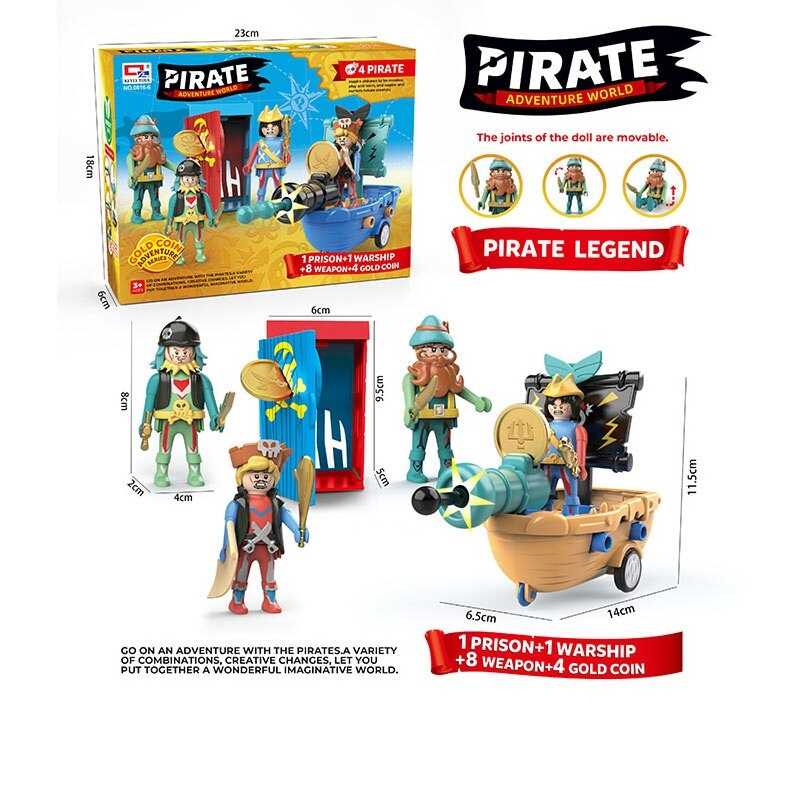 Набір піратів 0816-6 (72) в коробці