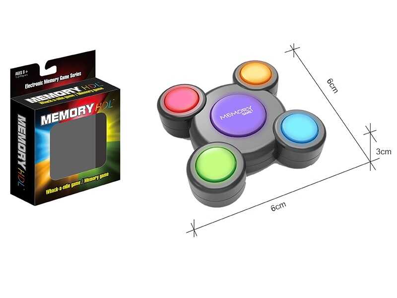 Електронна меморі гра G 99-5 B (576) кольорове підсвічування, звуковий супровід, в коробці