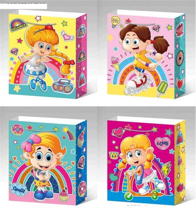 Пакет подарунковий С 69690 (480) 4 види, СЕРЕДНІЙ, ВИДАЄТЬСЯ ТІЛЬКИ МІКС ВИДІВ