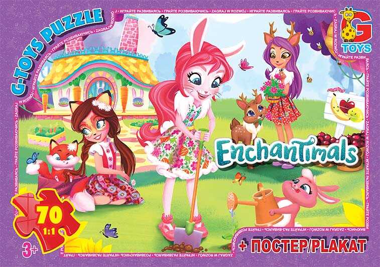 гр Пазли 70 ел. "G Toys" "Enchantimals" EA 213 (62) +постер