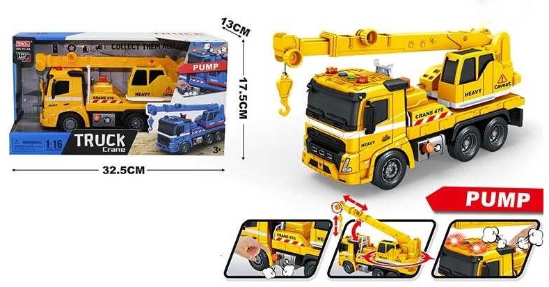 Спецтехніка A 1110-5 , звук , світло , рухливі деталі , в коробці