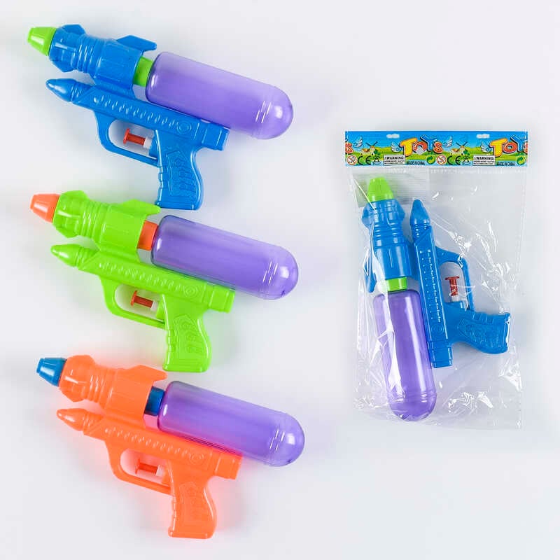 Водний пістолет 018-1 (600/2) 3 кольори, в пакеті, ВИДАЄТЬСЯ ТІЛЬКИ МІКС ВИДІВ