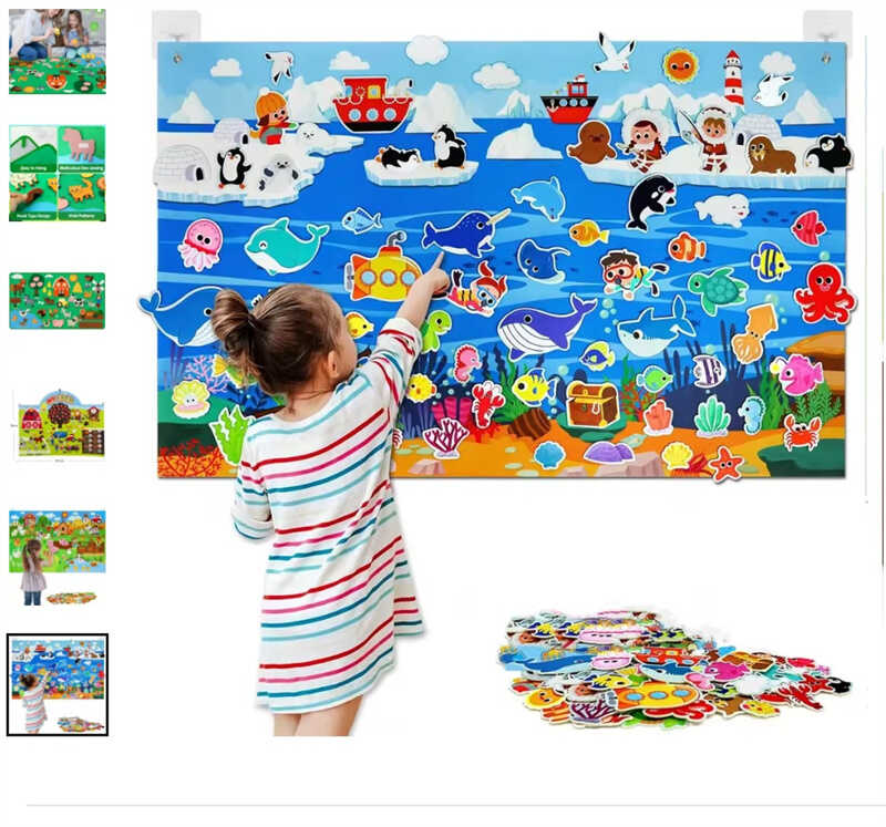 Плакат ігровий C 73112 (40) фетрова карта світу, розмір: 101х65 см, липучки, гачки на стіну, в пакеті