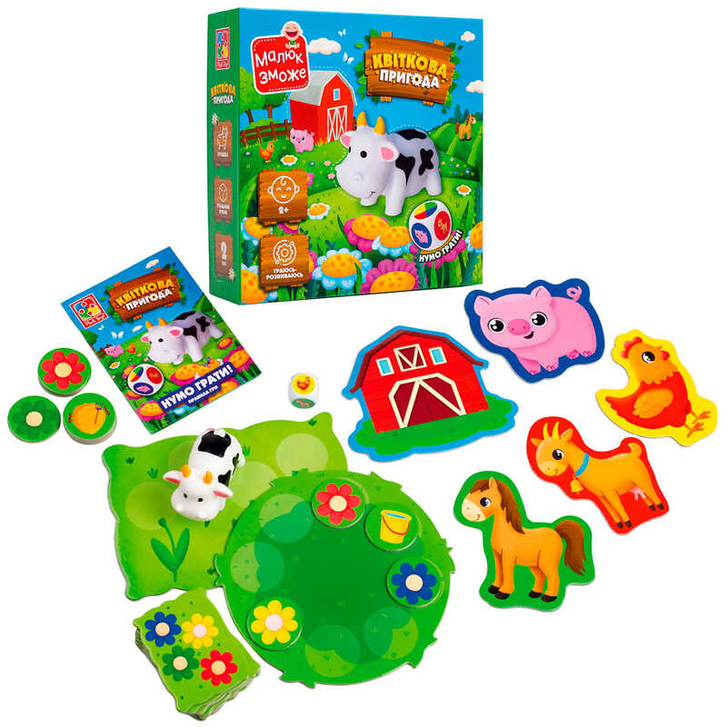 гр Гра настільна "Квіткова пригода" VT2100-20 (8) "Vladi Toys", в коробці