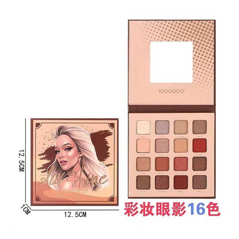 Косметика IG 3109 A (288) 16  кольорів тіней, у коробці