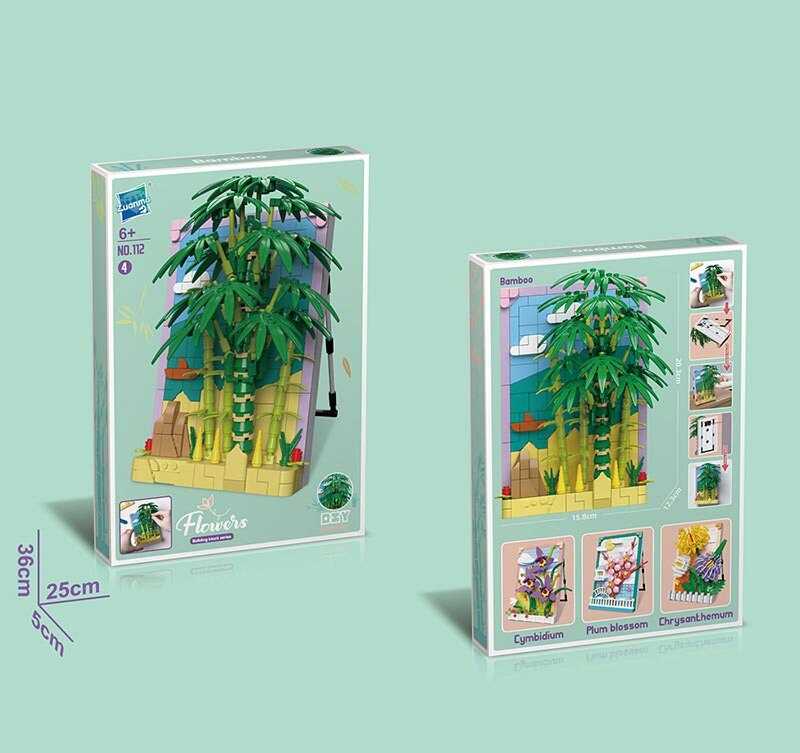 Конструктор 112-4 (56/2) “Картина з квітами”, в коробці