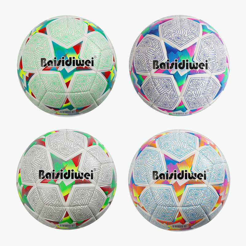 М`яч футбольний C 70469 (60) 4 види, вага 400-420 грамів, матеріал PU, балон гумовий, розмір №5, ВИДАЄТЬСЯ ТІЛЬКИ МІКС ВИДІВ