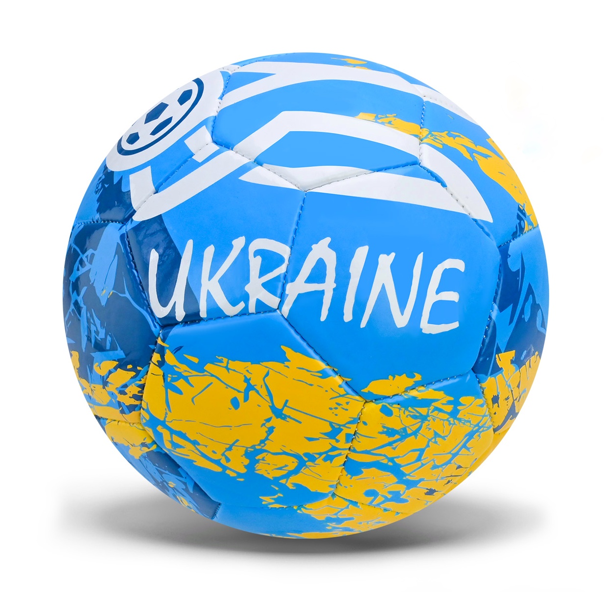 М'яч футбольний FU2584 "UKRAINE",  розмір 5, PVC , 340 гр