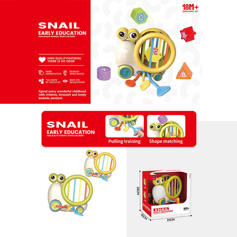 Логічна гра “Равлик” RT 7501 (48) сортер, каталка, гумові шнурочки, в коробці