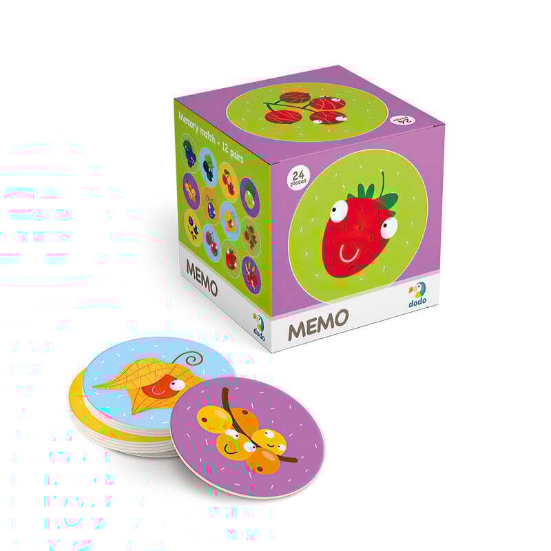 гр Гра настільна міні Мемо "Ягоди" 300143 (54) "Dodo"