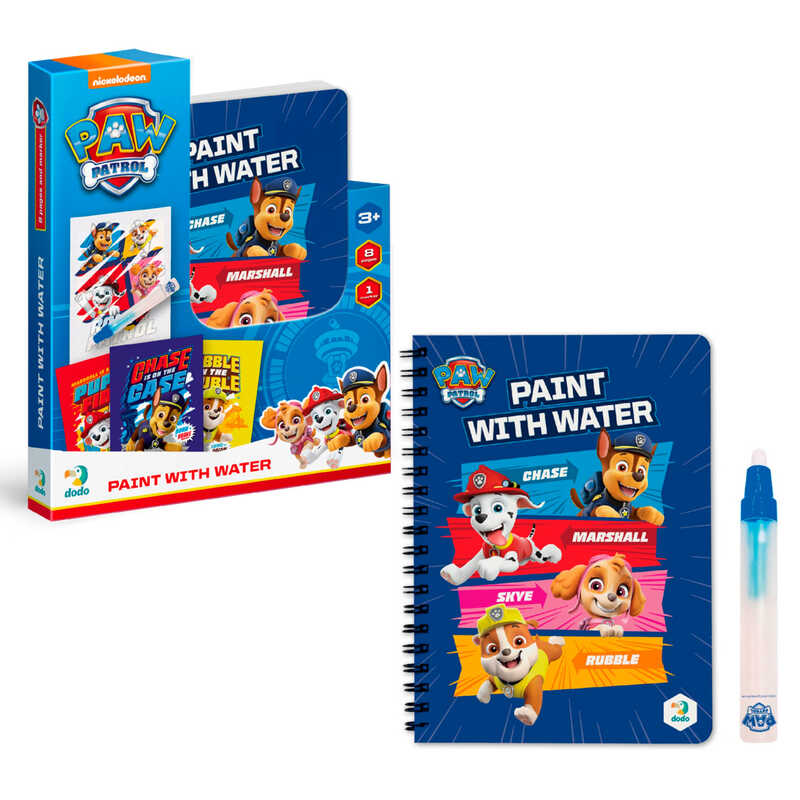 гр Водна розмальовка "Paw Patrol" 200444 (30) "DoDo" 8 сторінок, маркер, в коробці