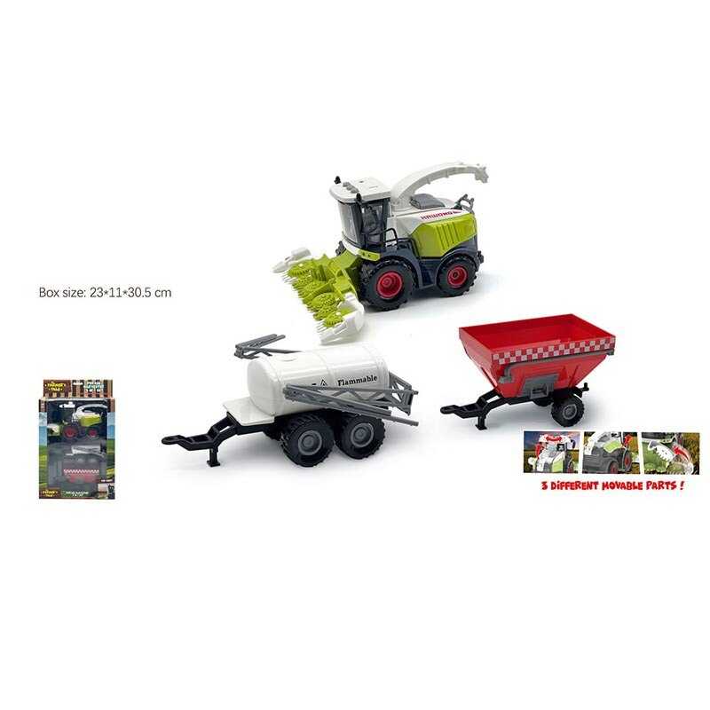 Комбайн 550-10 C (24/2) звук, підсвічування, інерція, причепи, в коробці