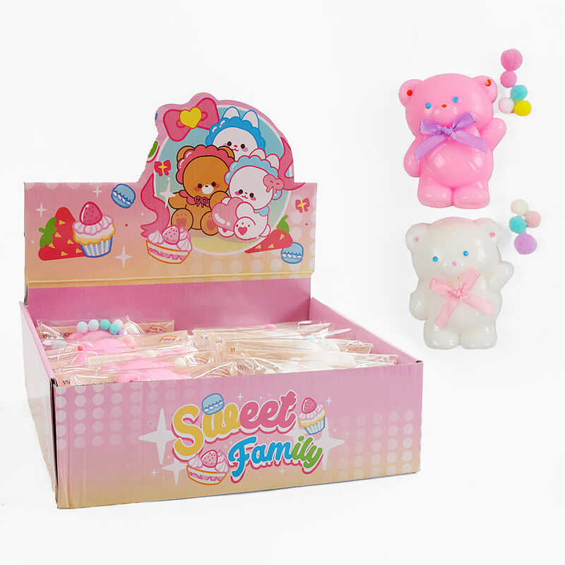 Гра антистрес C 71236 (24) ЦІНА ЗА 14 ШТУК В БЛОЦІ, “Ведмедик”, в коробці