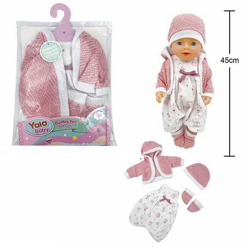 Одяг для пупса BLC 242 E (120) на пупса висотою 40-45 см, в пакеті
