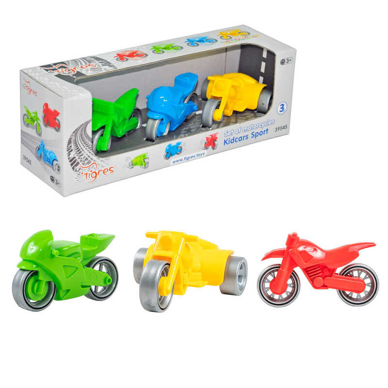 гр Набір мотоциклів "Kids cars Sport" 3 шт. 39545 (35) "Tigres", в коробці